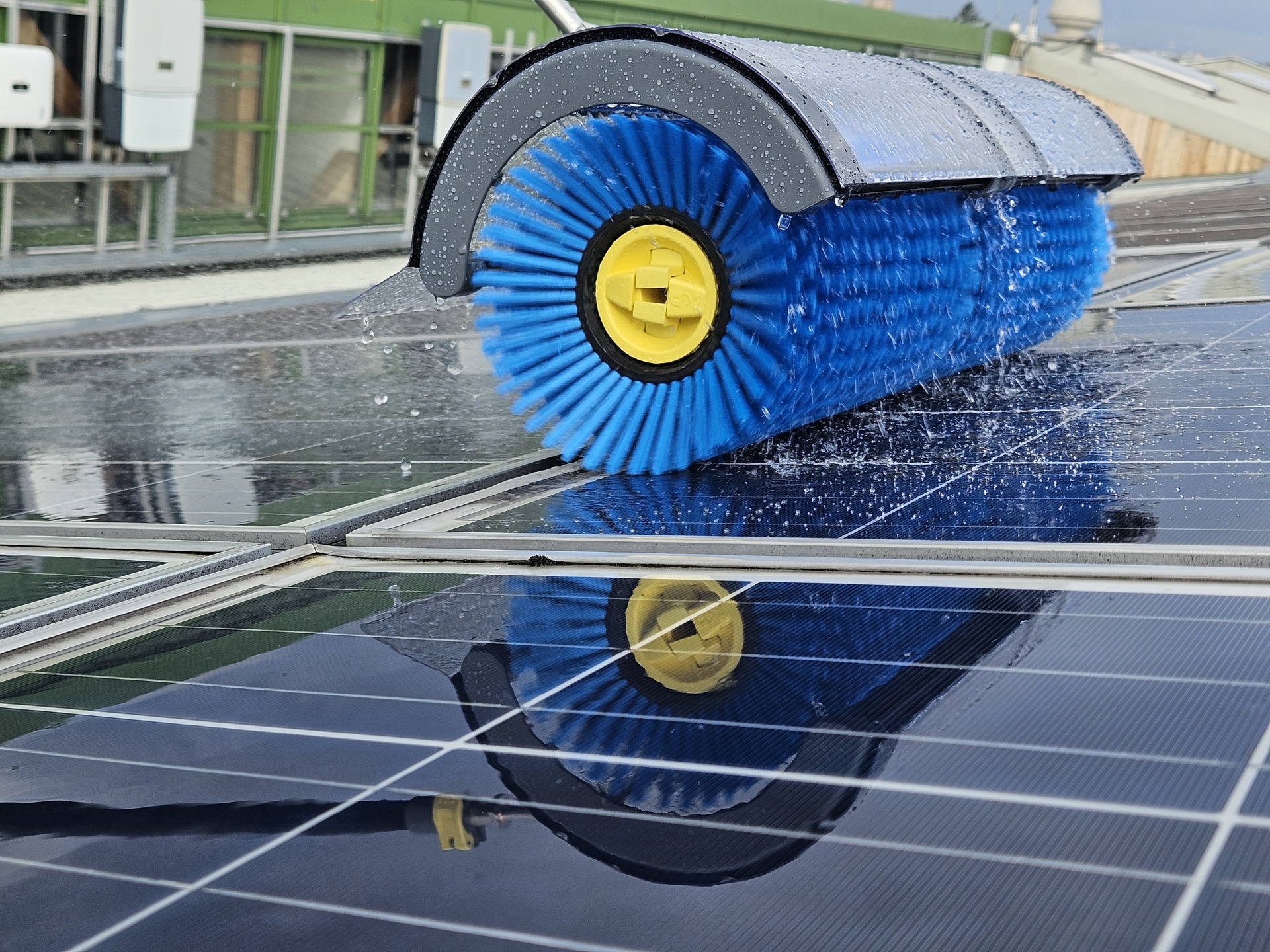 Solar Panel Reinigung